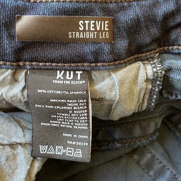 KUT from the Kloth jeans Stevie's Straight in Breezy - Picture 6 of 9